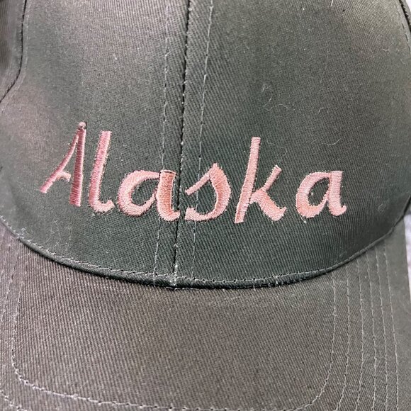 Alaska Rugged Wear Adjustable Snapback Baseball Cap Green With Embroidery - Picture 4 of 4